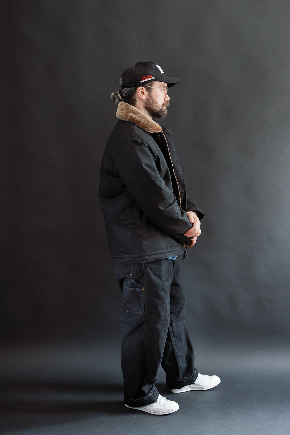 Dant Exclusive N-1 Dry Wax Deck Jacket - Black HB, Kodiak