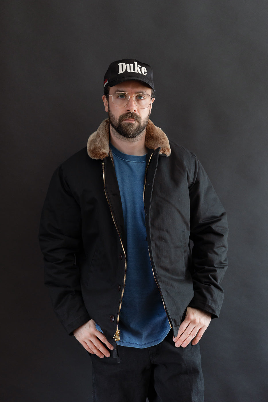 Dant Exclusive N-1 Dry Wax Deck Jacket - Black HB, Kodiak