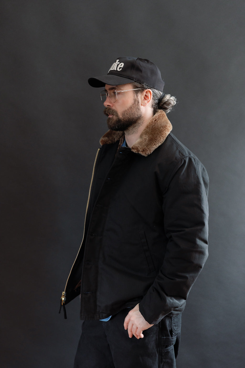 Dant Exclusive N-1 Dry Wax Deck Jacket - Black HB, Kodiak