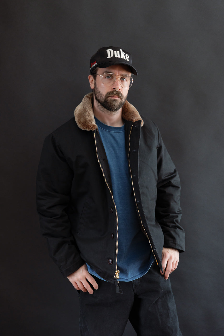 Dant Exclusive N-1 Dry Wax Deck Jacket - Black HB, Kodiak