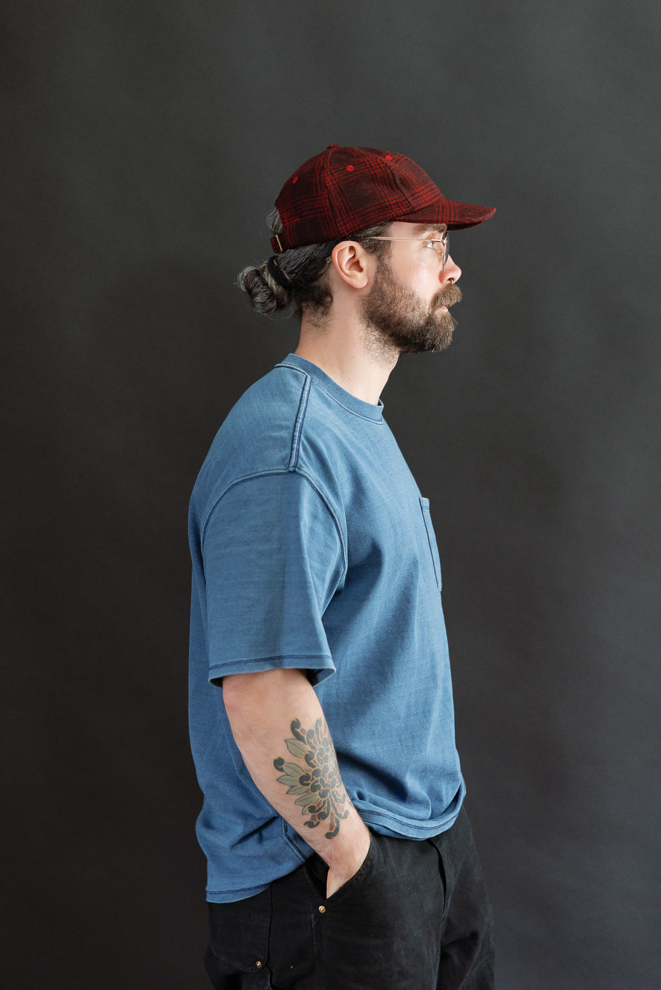 Melton Wool Baseball Hat - Canyon Plaid