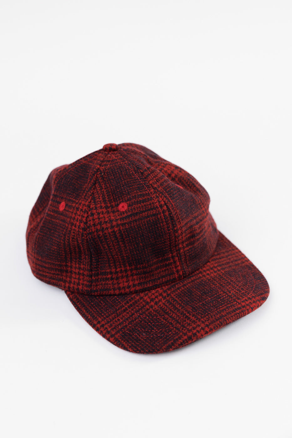 Melton Wool Baseball Hat - Canyon Plaid