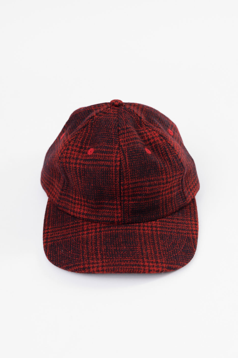 Melton Wool Baseball Hat - Canyon Plaid