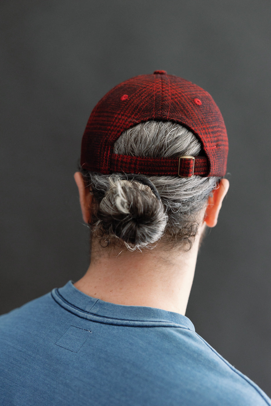 Melton Wool Baseball Hat - Canyon Plaid