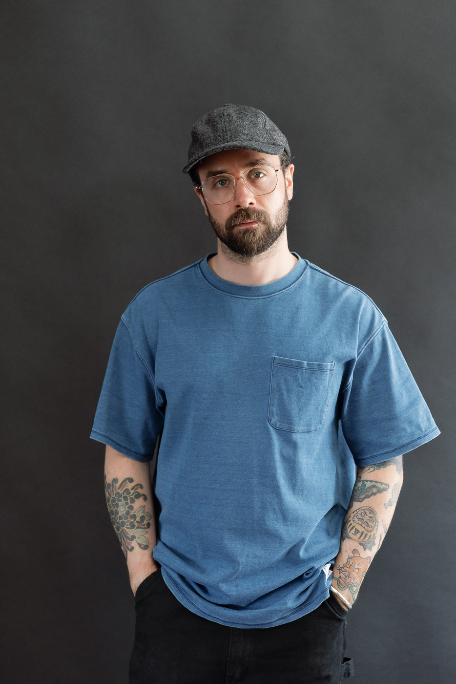 Melton Wool Baseball Hat - Granite