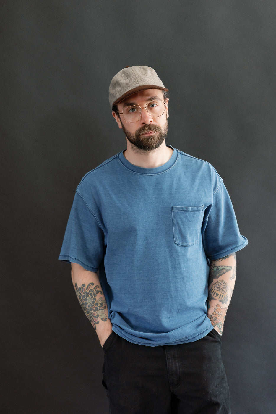 Melton Wool Baseball Hat - Oatmeal, Red Oak Mix