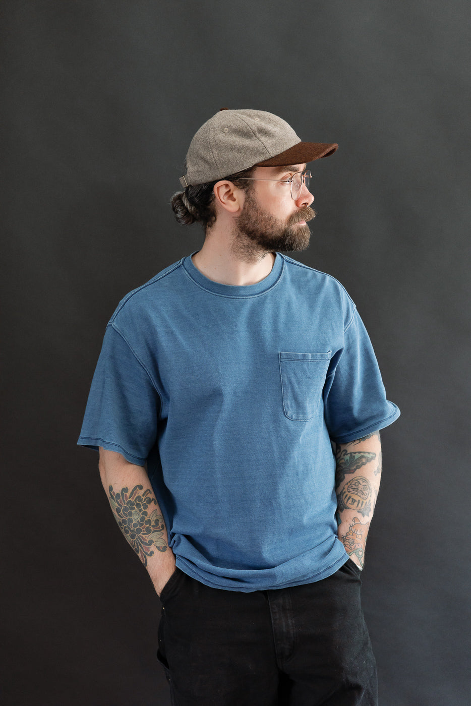 Melton Wool Baseball Hat - Oatmeal, Red Oak Mix