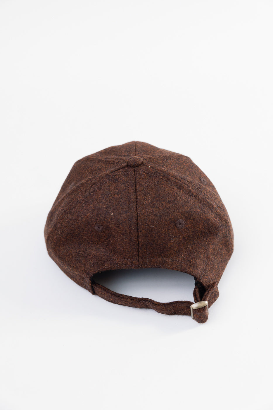 Melton Wool Baseball Hat - Red Oak Mix