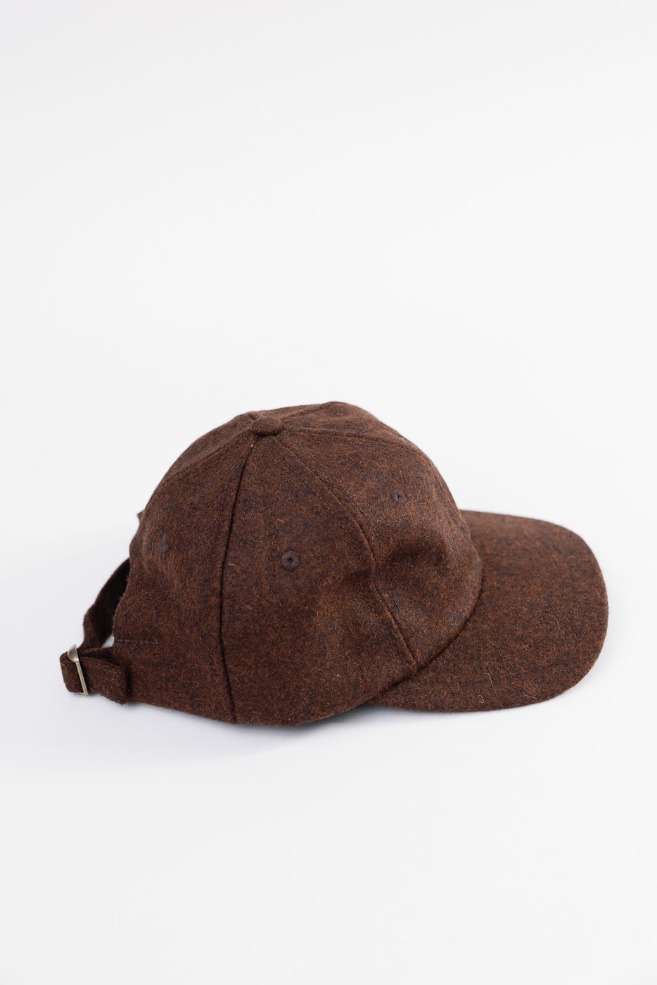 Melton Wool Baseball Hat - Red Oak Mix
