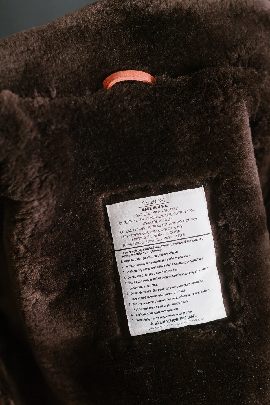 N-1 Deck Jacket - Burnt Orange, Brown | Dant