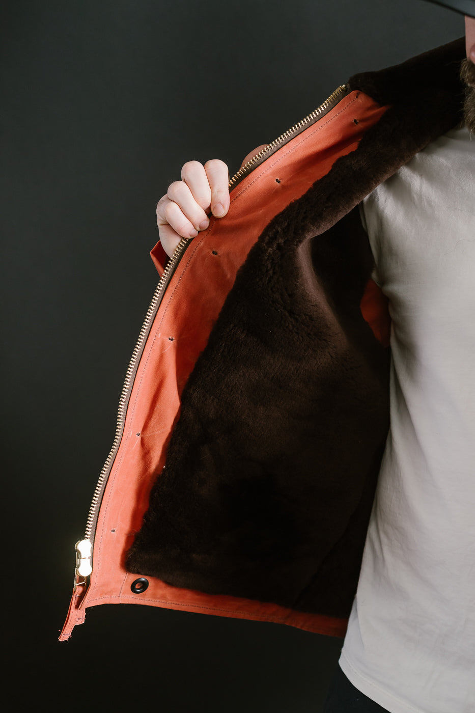 N-1 Deck Jacket - Burnt Orange, Brown | Dant