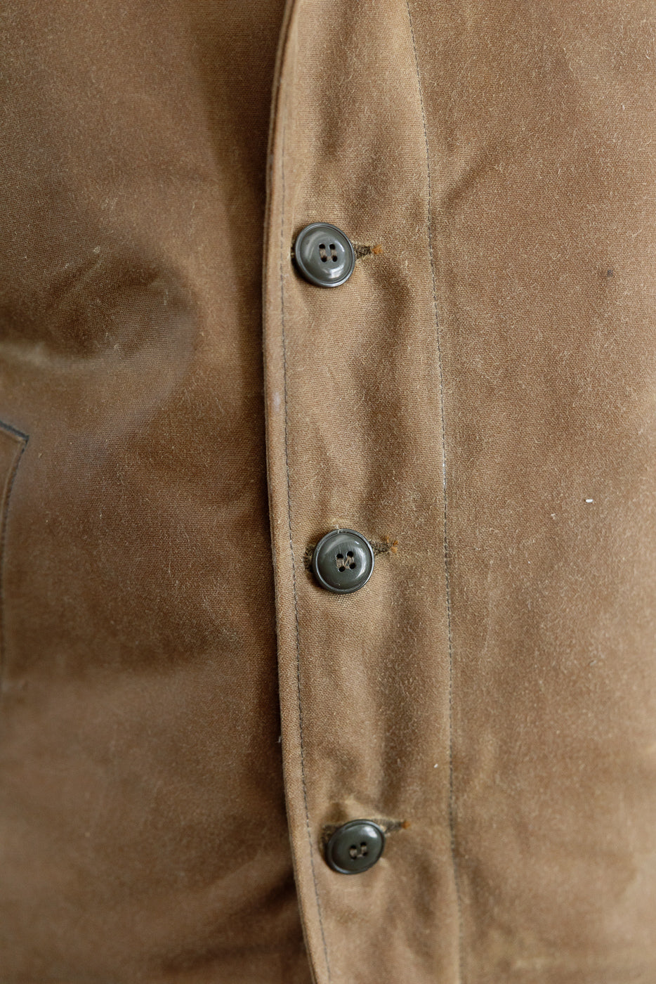 N-1 Waxed Deck Jacket - Hardtack, Grey