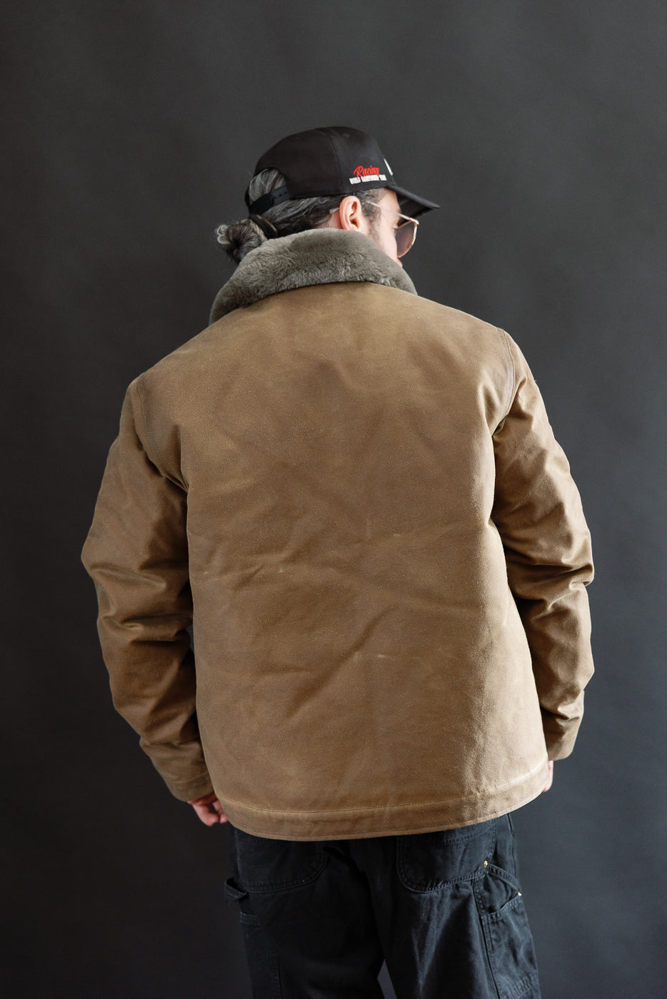 N-1 Waxed Deck Jacket - Hardtack, Grey | Dant