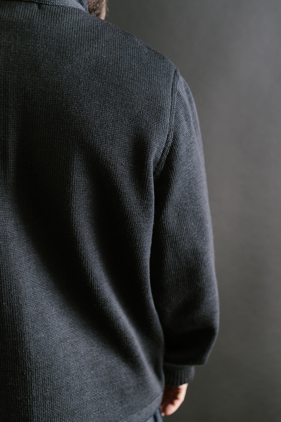 Submariner Sweater Coat - Dark Charcoal
