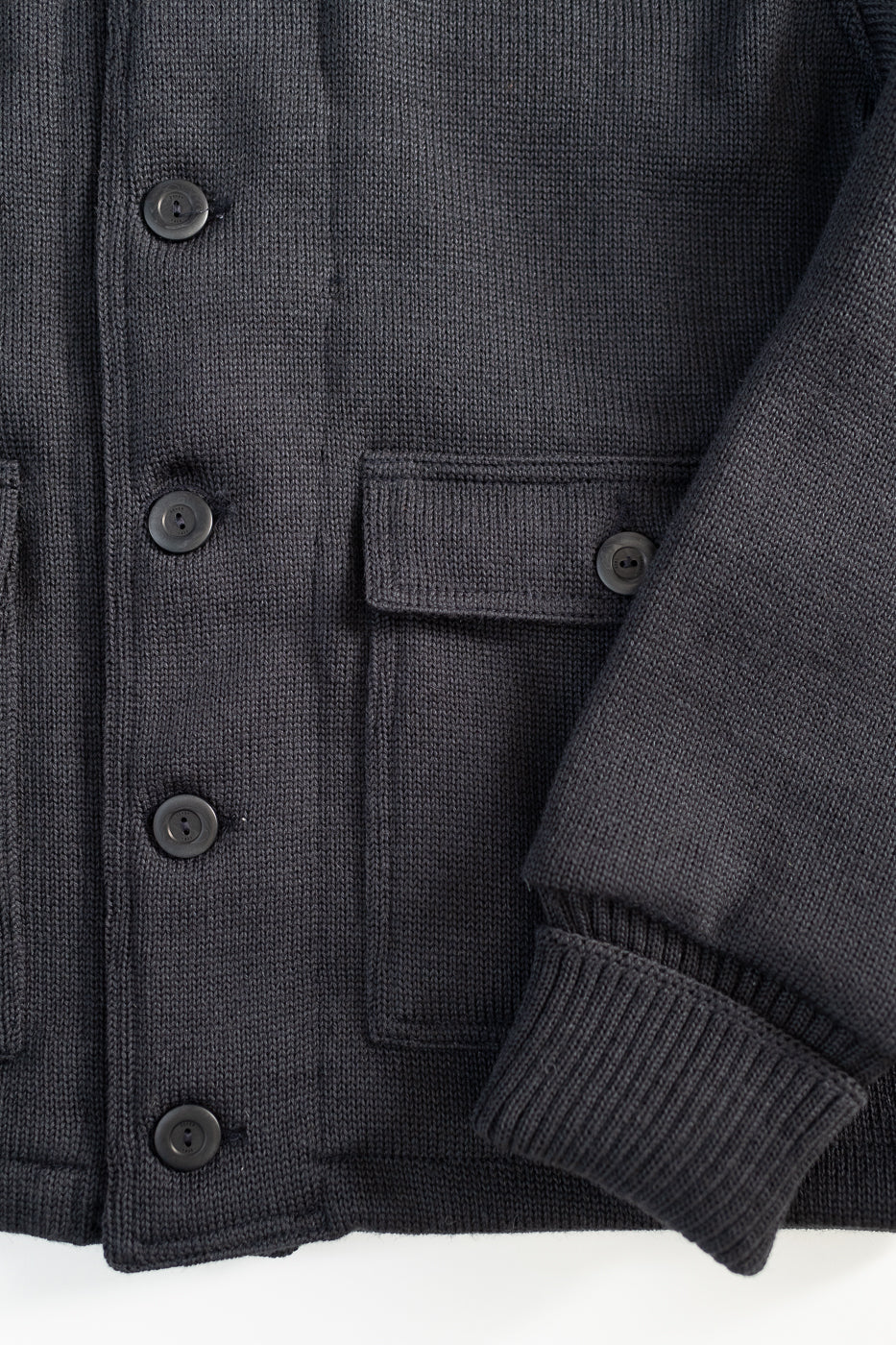Submariner Sweater Coat - Dark Charcoal
