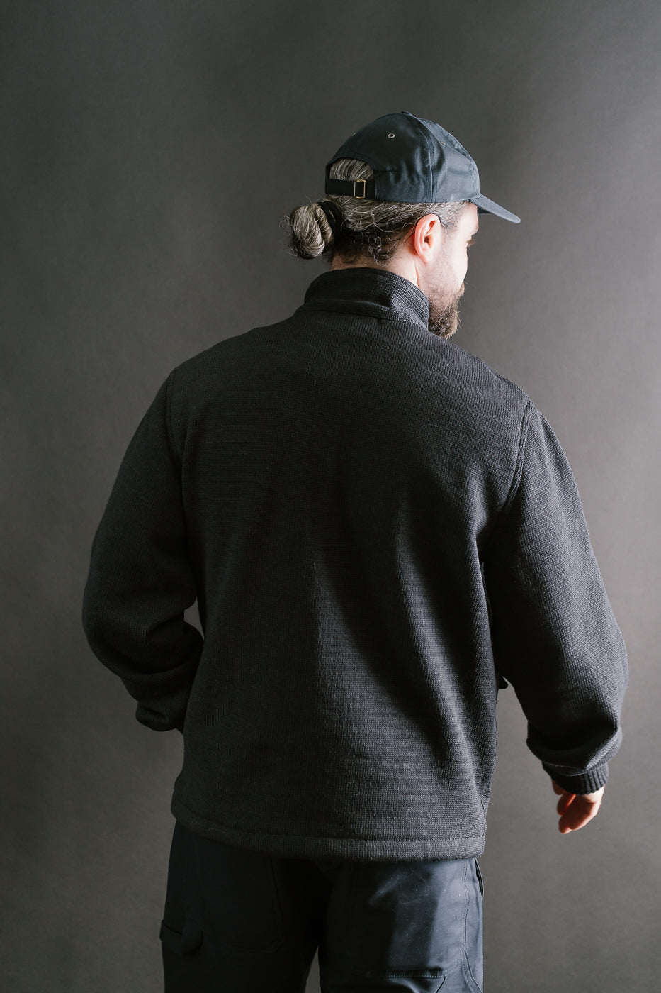 Submariner Sweater Coat - Dark Charcoal
