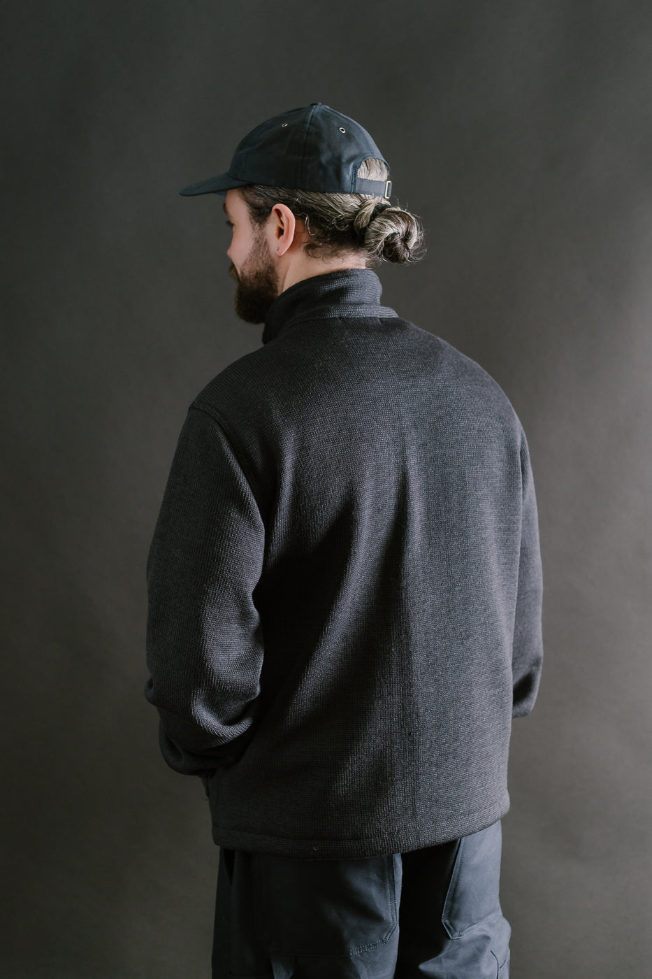 Submariner Sweater Coat - Dark Charcoal