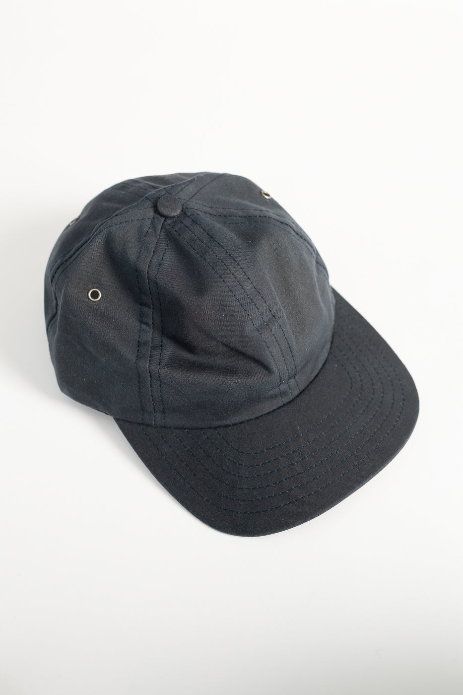 Waxed Canvas Baseball Hat - Navy