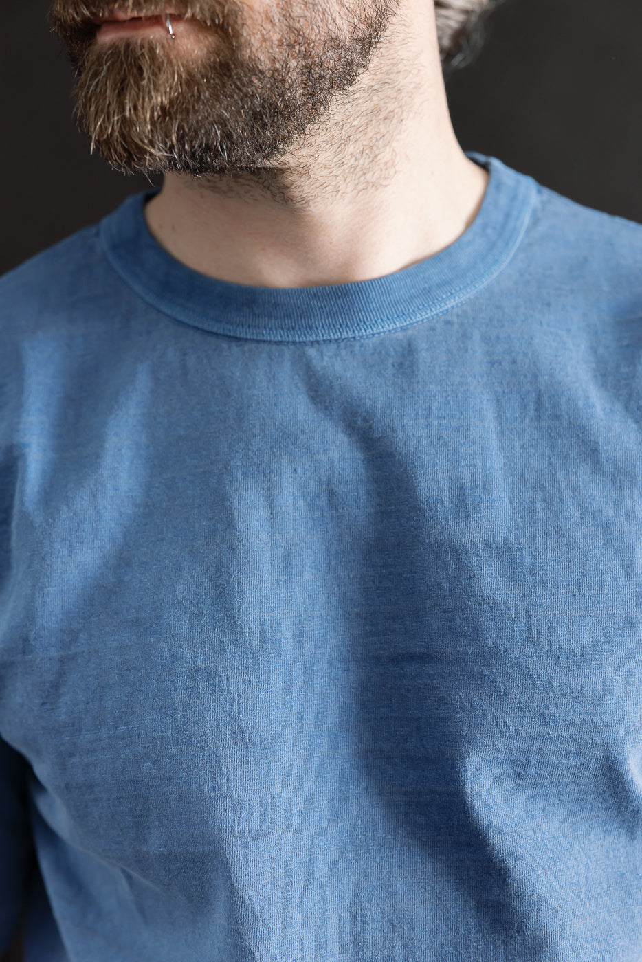 Close-up of male model, 5'9
