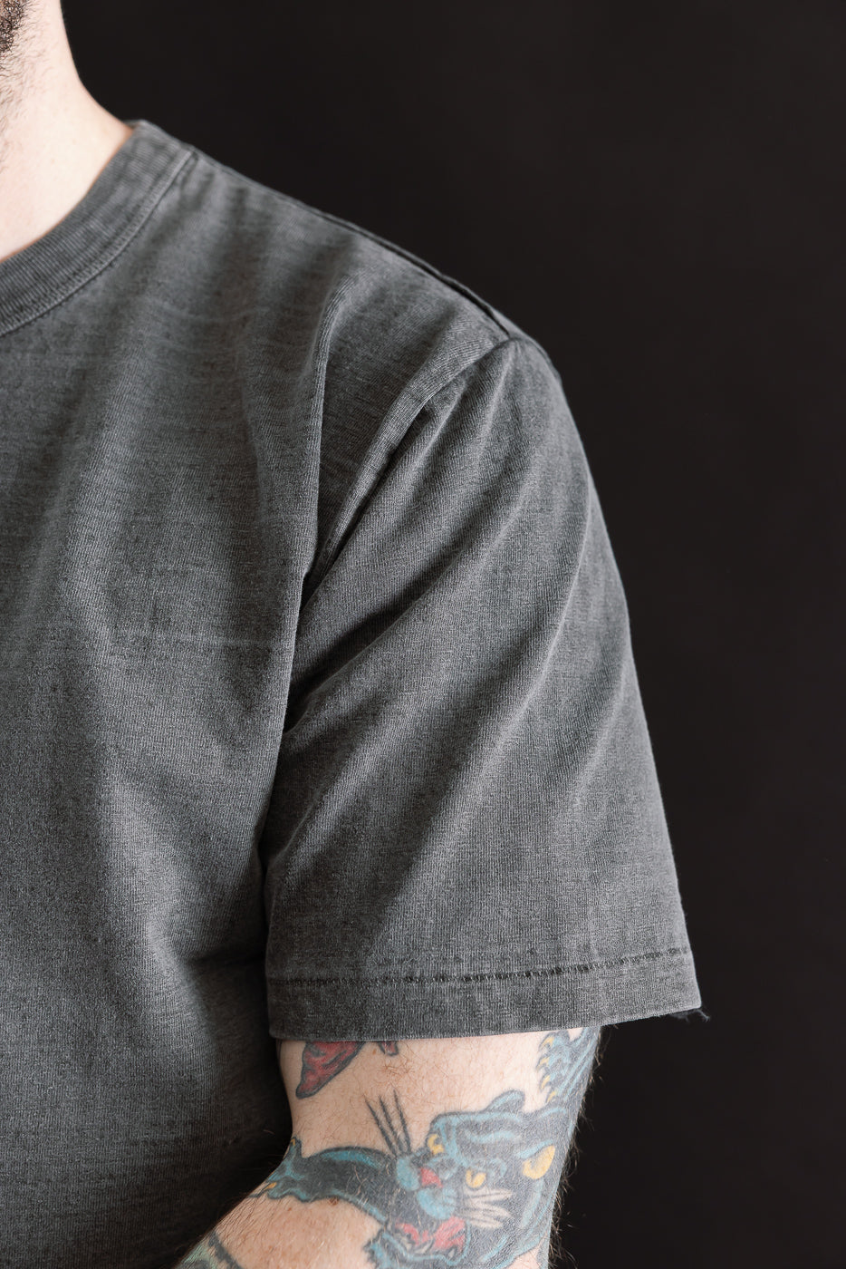 Close-up of male model 5'9