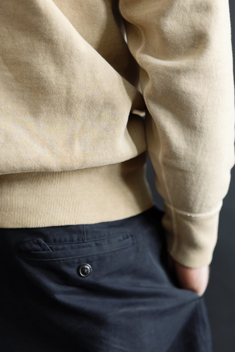 Close-up of male model 5'9