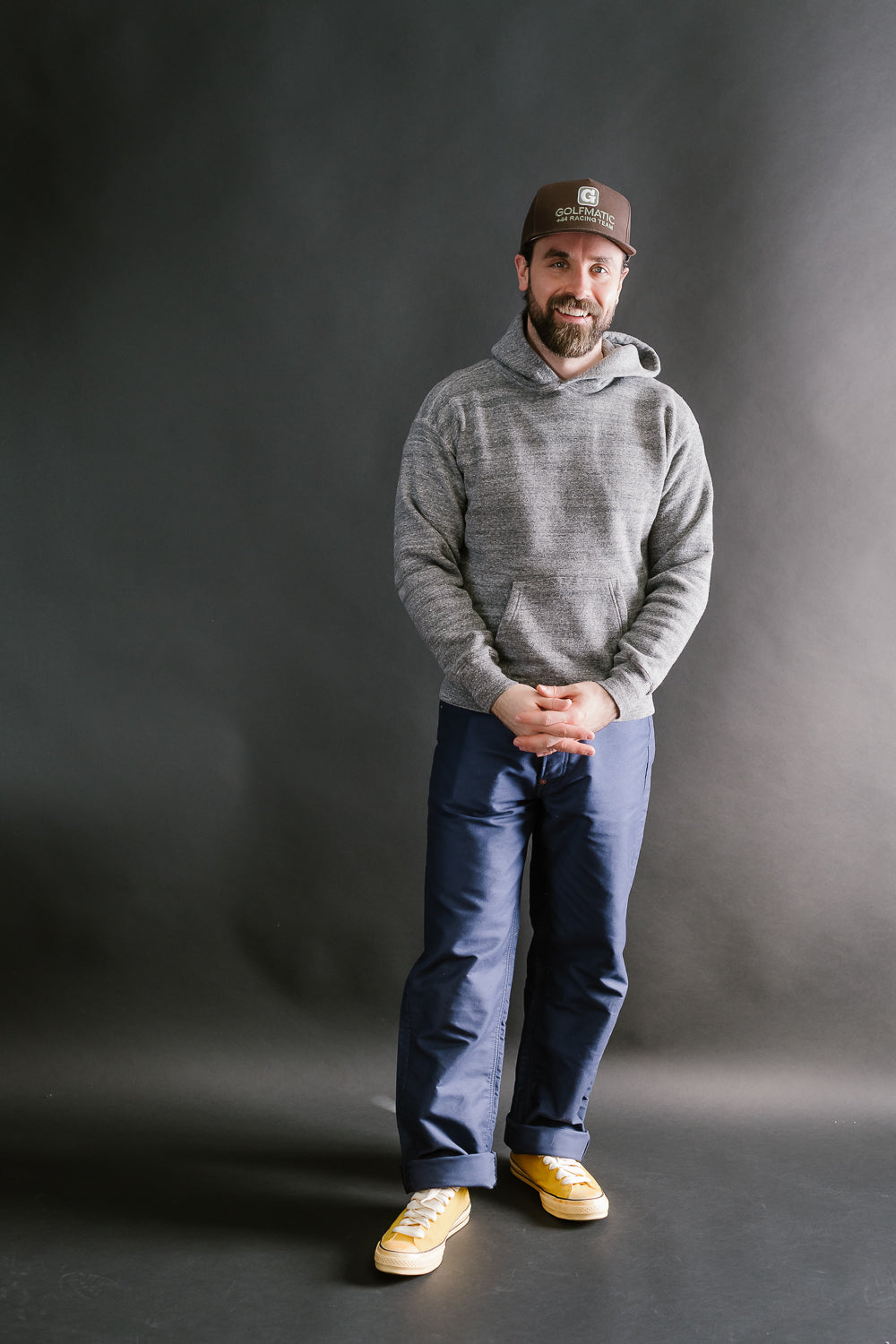 Lot 86002 - Loop Wheel Sweat Hoodie - Heather Charcoal