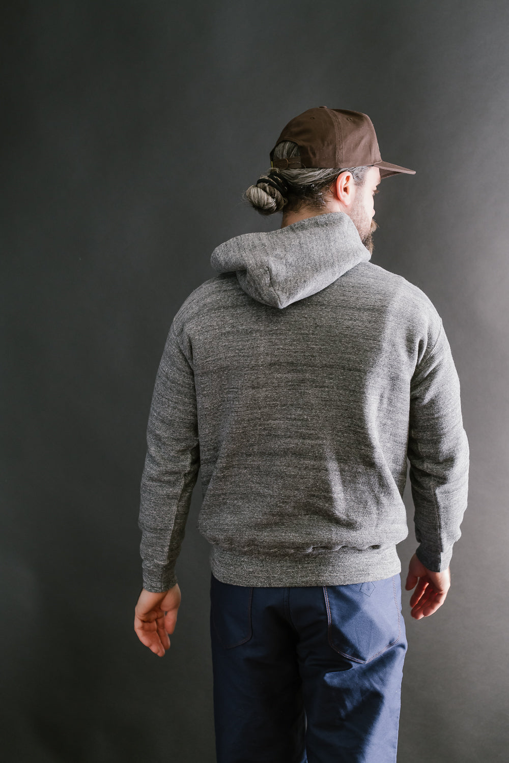Lot 86002 - Loop Wheel Sweat Hoodie - Heather Charcoal