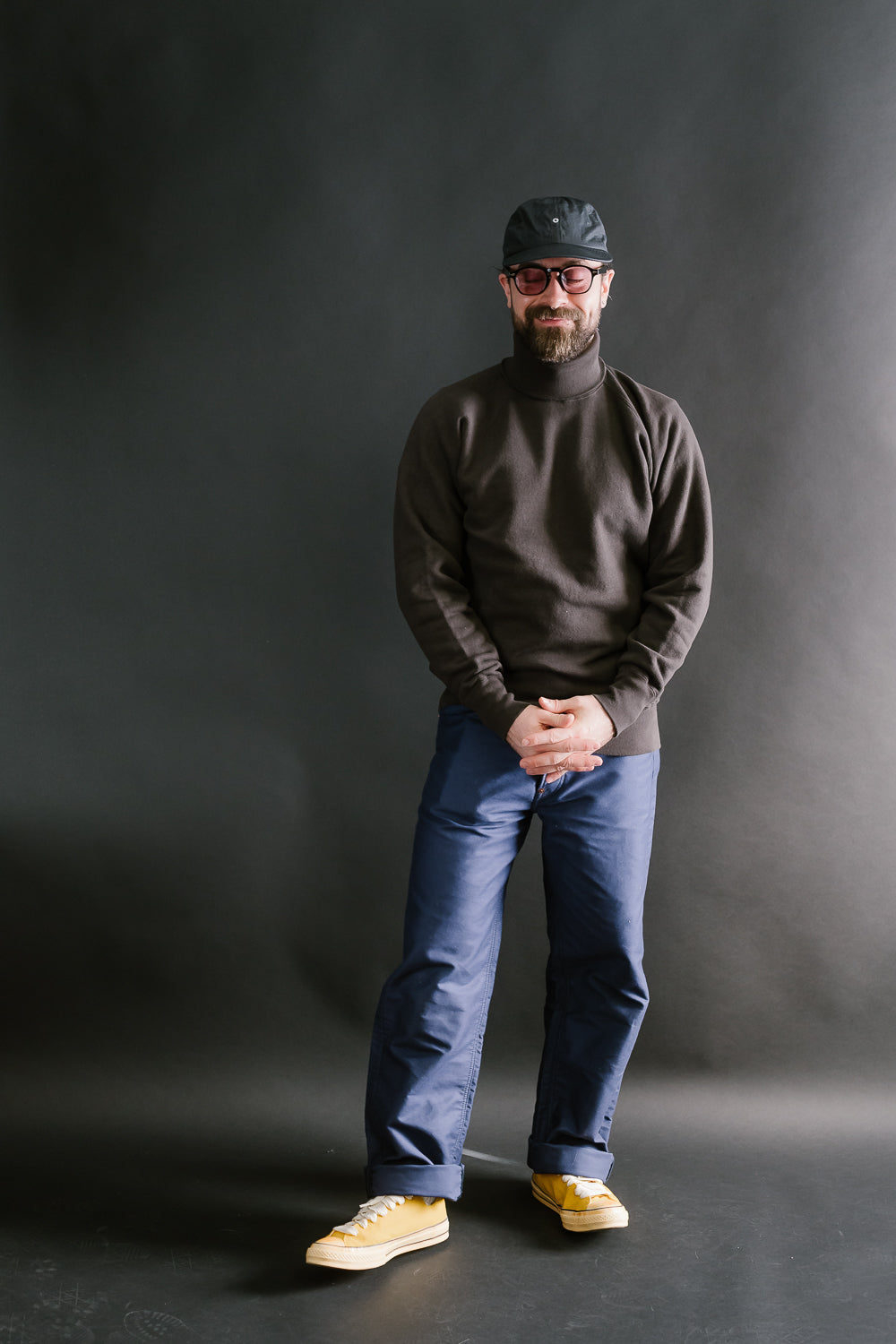 Lot 86013 - Loop Wheel Turtleneck Sweat Shirt - Sumikuro