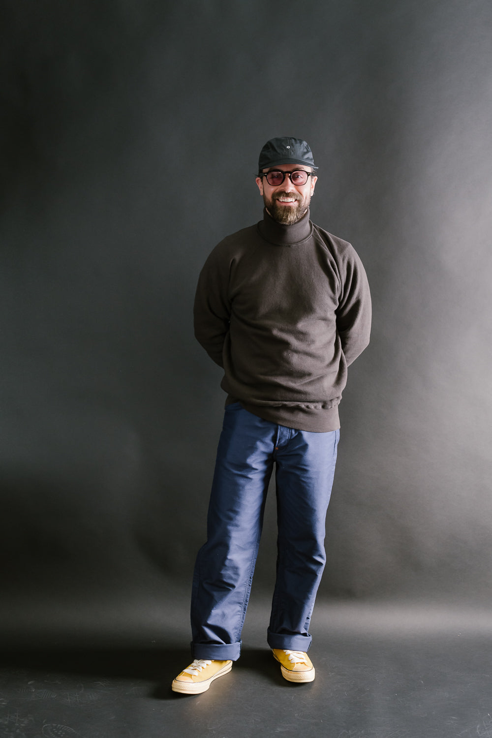 Lot 86013 - Loop Wheel Turtleneck Sweat Shirt - Sumikuro