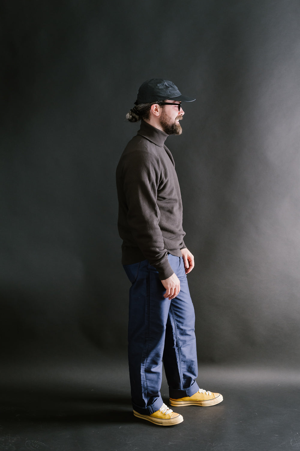 Lot 86013 - Loop Wheel Turtleneck Sweat Shirt - Sumikuro