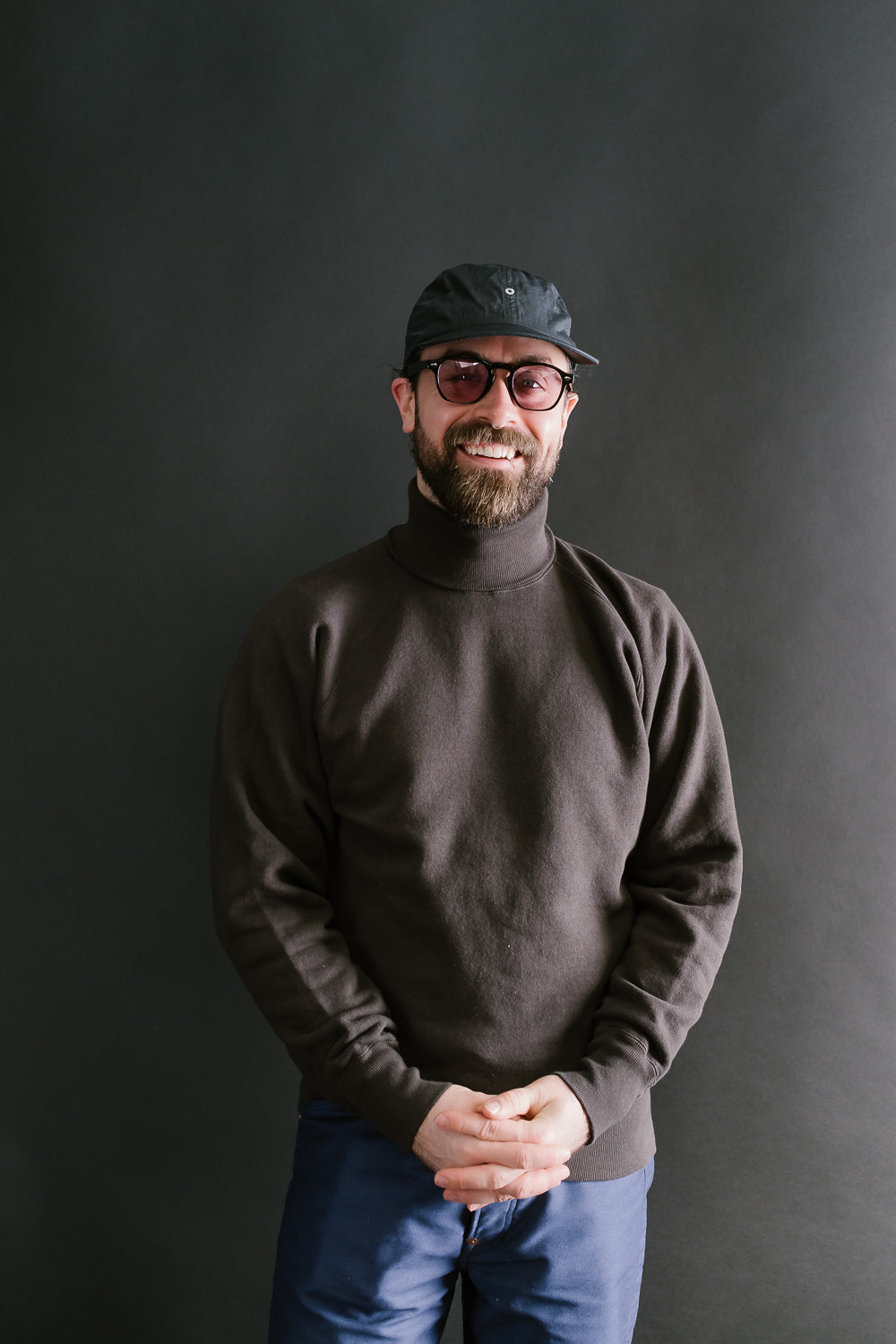 Lot 86013 - Loop Wheel Turtleneck Sweat Shirt - Sumikuro