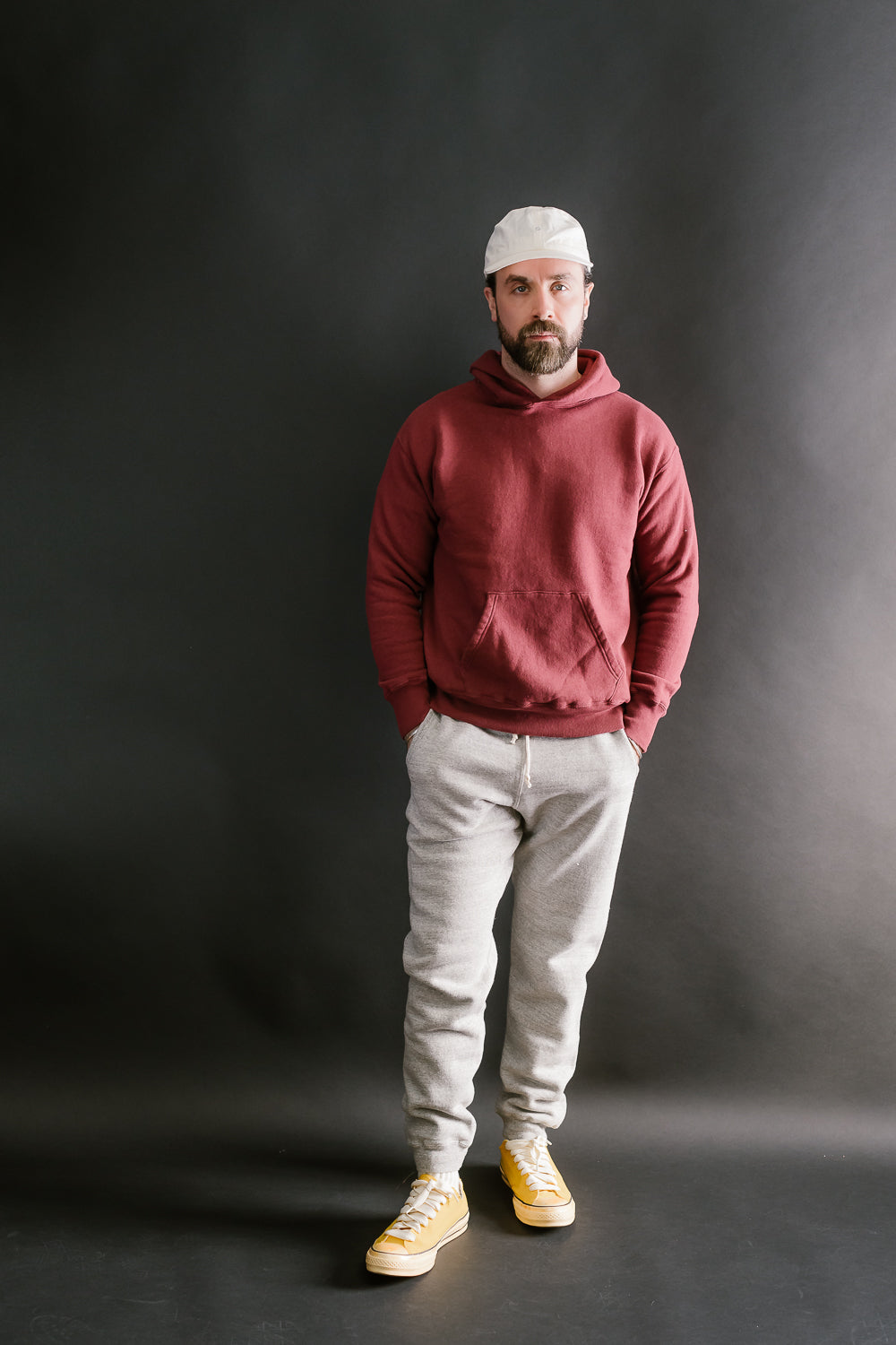 Lot 87006 - Loop Wheel Sweatpants - Heather Grey