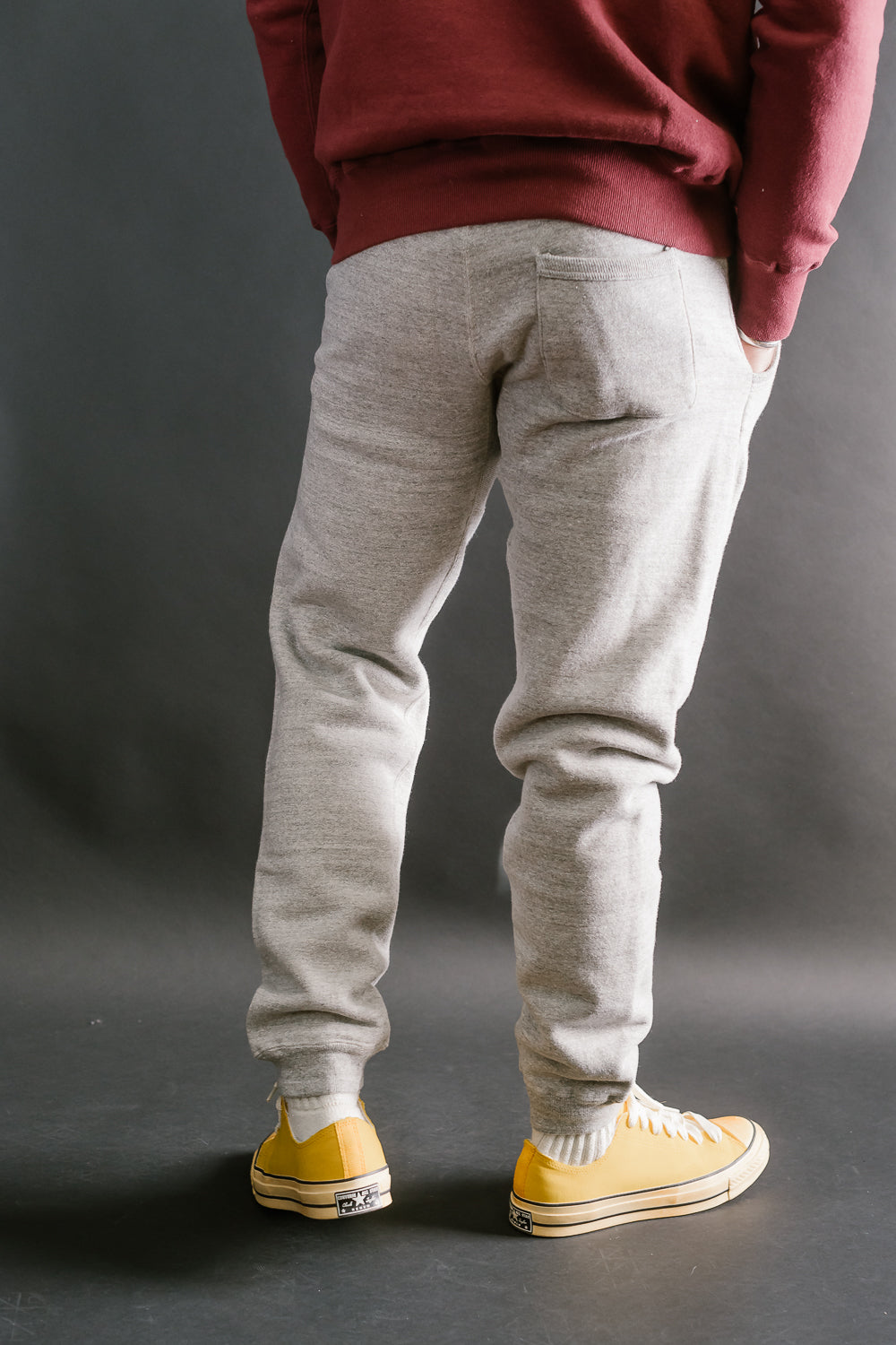 Lot 87006 - Loop Wheel Sweatpants - Heather Grey