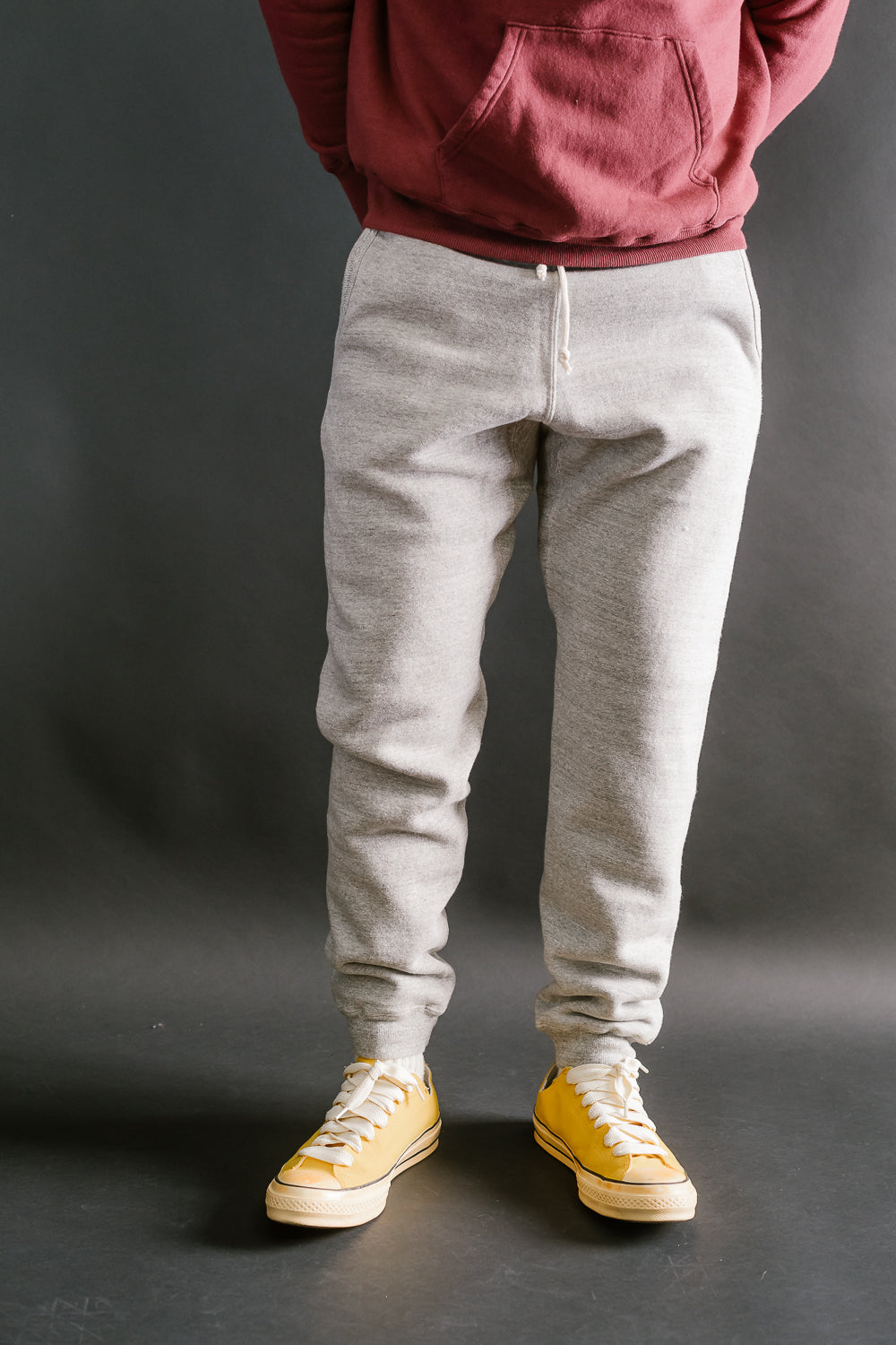 Lot 87006 - Loop Wheel Sweatpants - Heather Grey