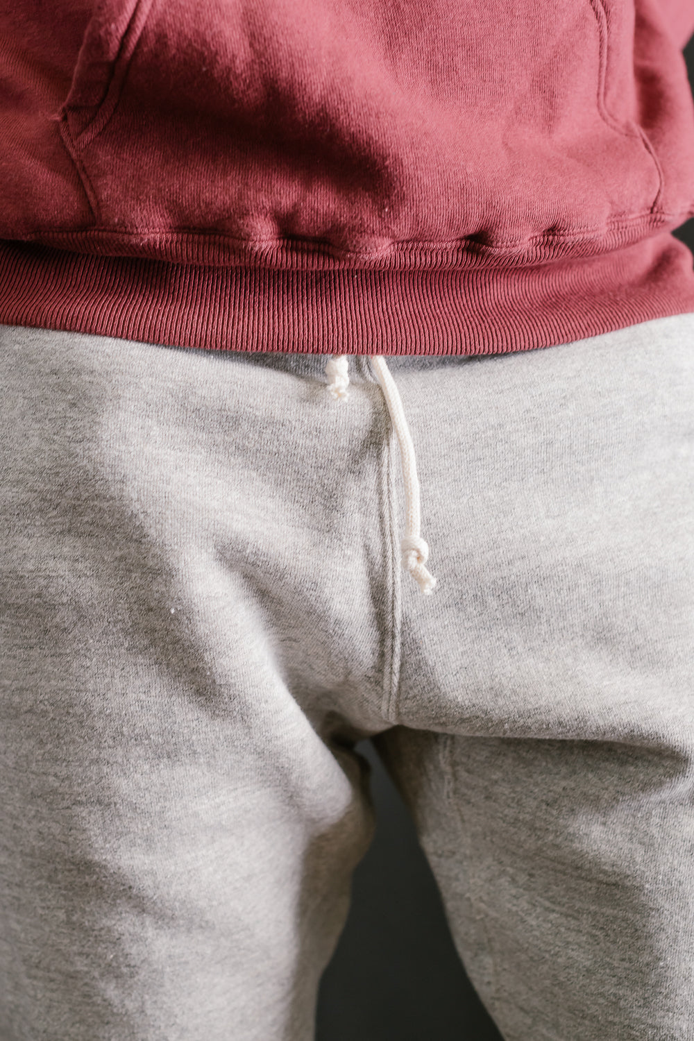 Lot 87006 - Loop Wheel Sweatpants - Heather Grey