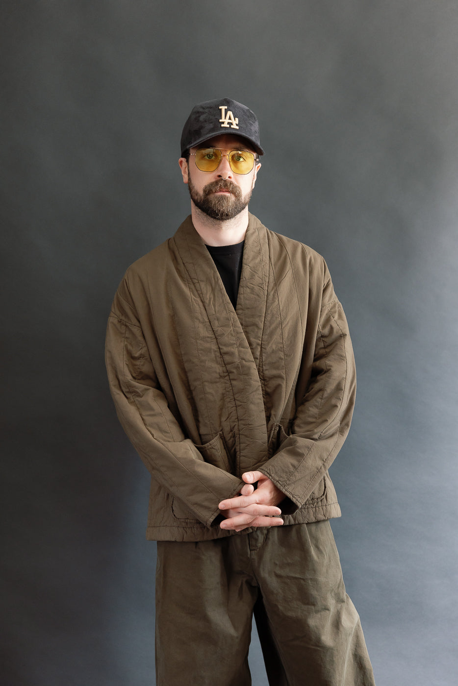 M-B-006 - Edo Jacket Quilted Cotton - Java Brown