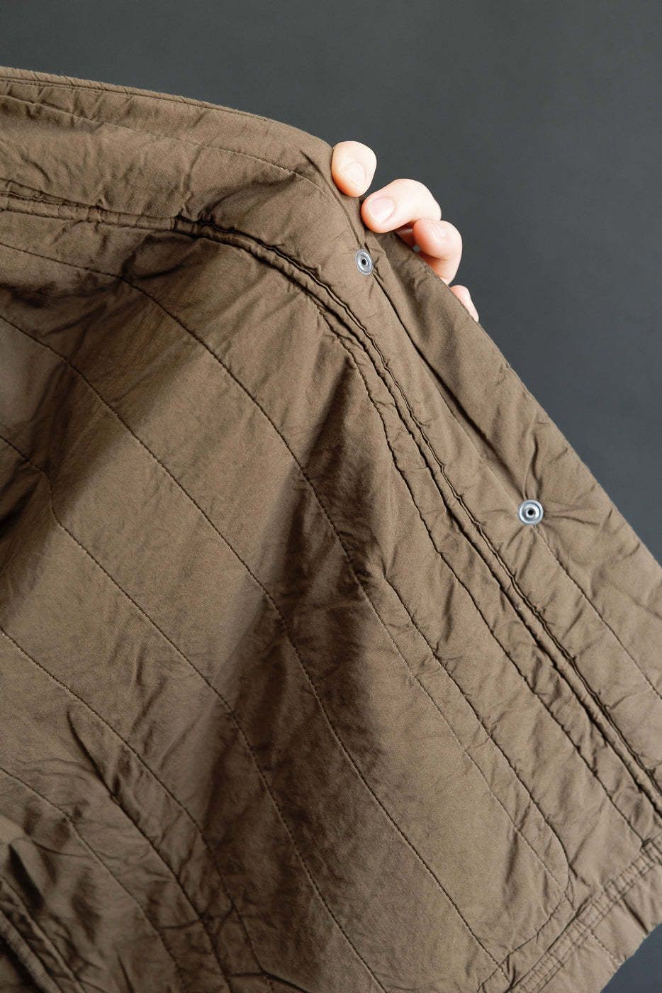 M-B-006 - Edo Jacket Quilted Cotton - Java Brown