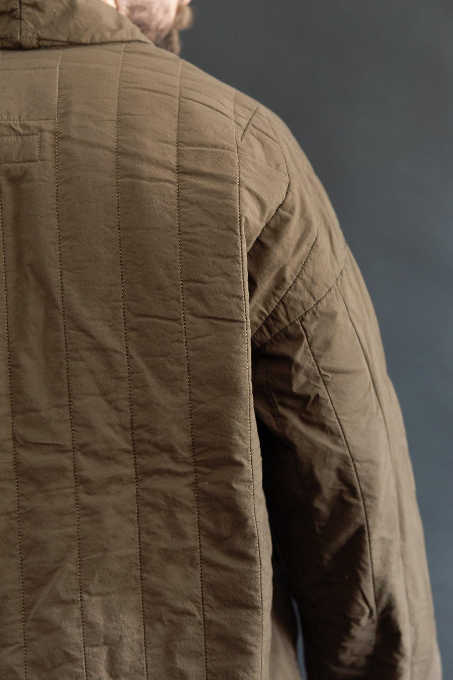 M-B-006 - Edo Jacket Quilted Cotton - Java Brown