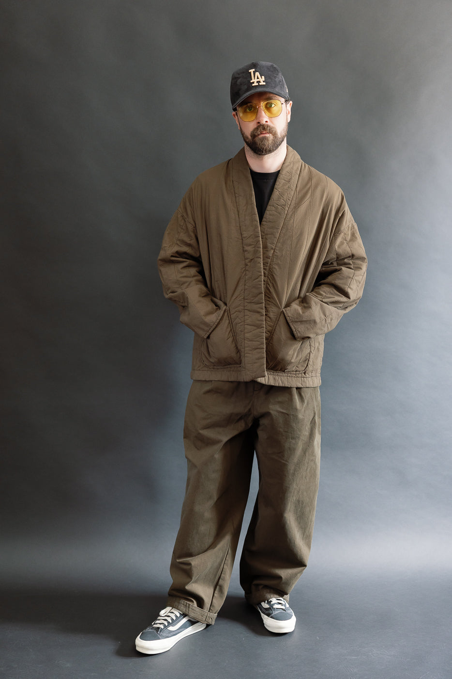 M-B-006 - Edo Jacket Quilted Cotton - Java Brown