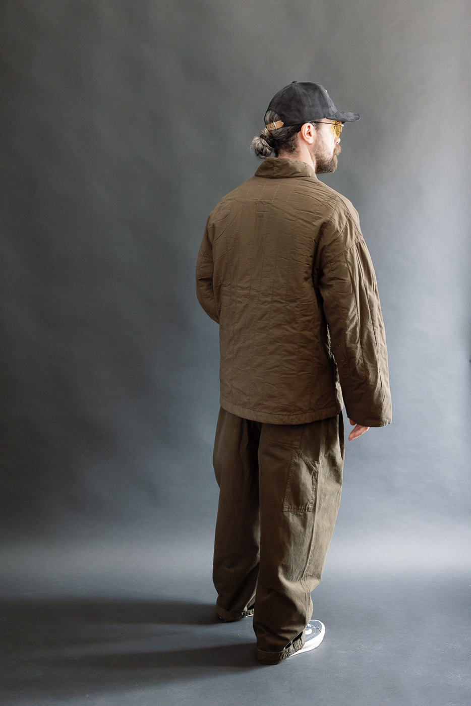 M-B-006 - Edo Jacket Quilted Cotton - Java Brown