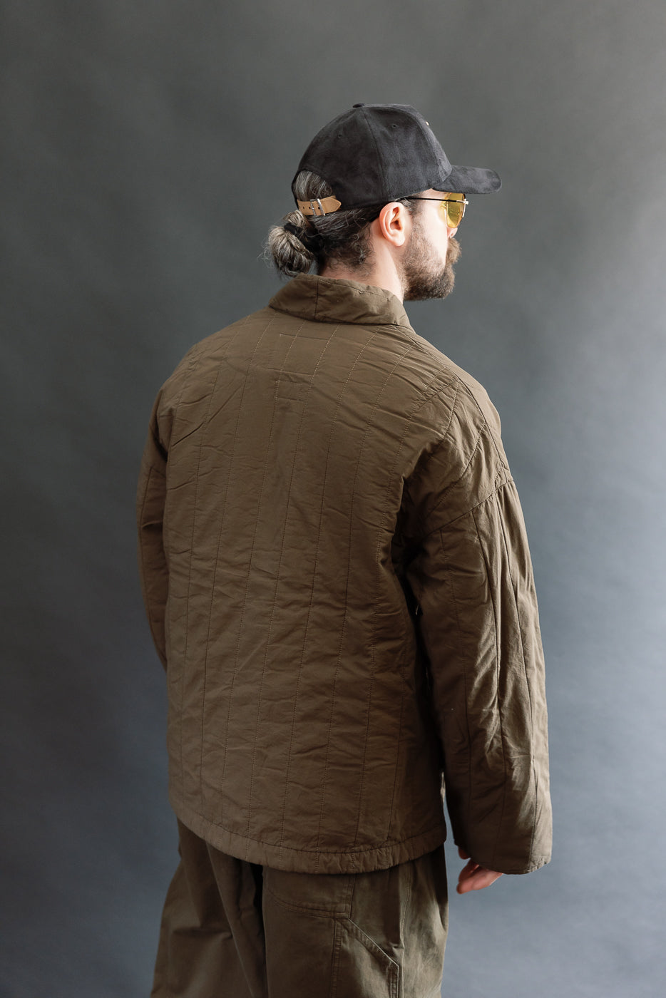 M-B-006 - Edo Jacket Quilted Cotton - Java Brown