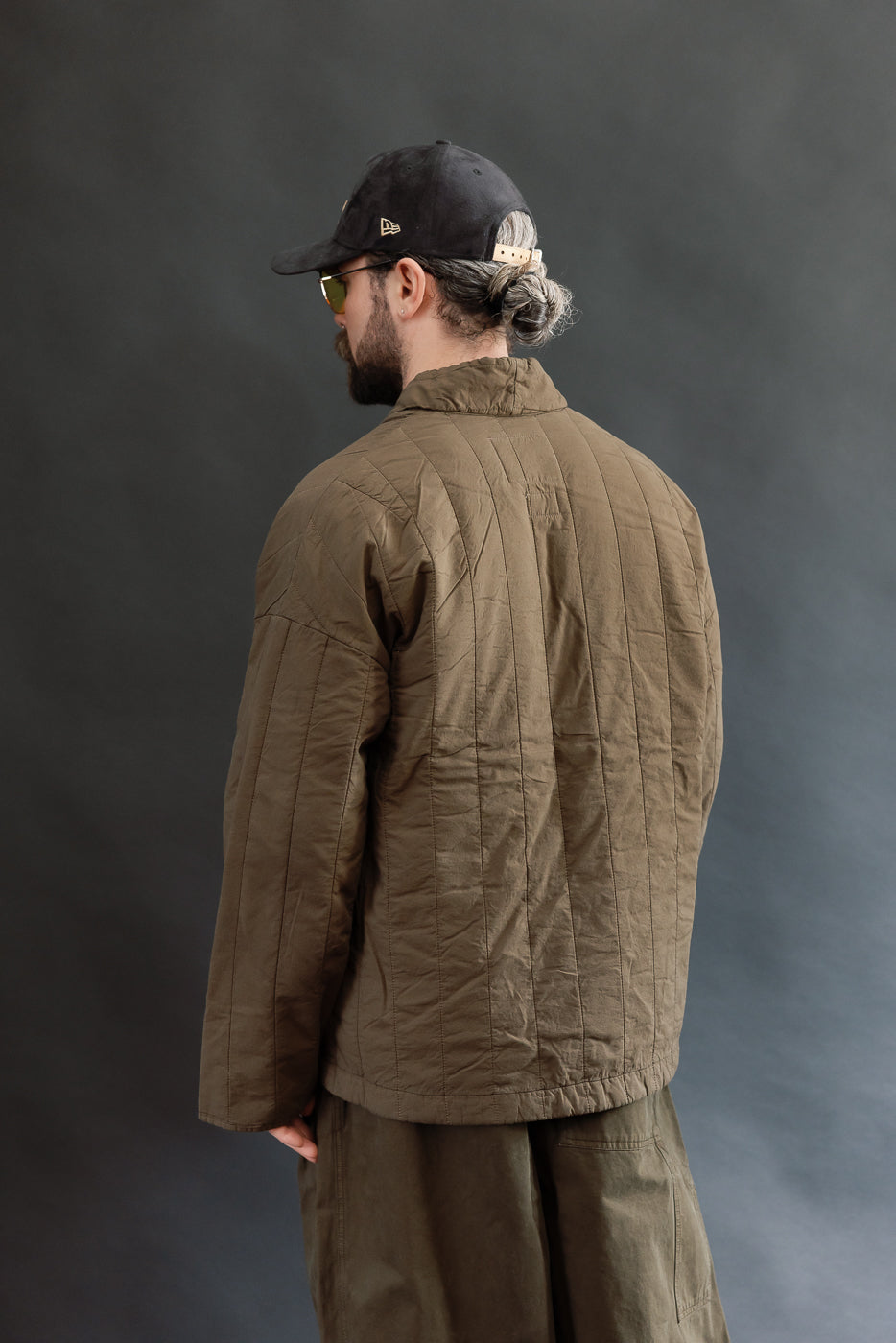 M-B-006 - Edo Jacket Quilted Cotton - Java Brown