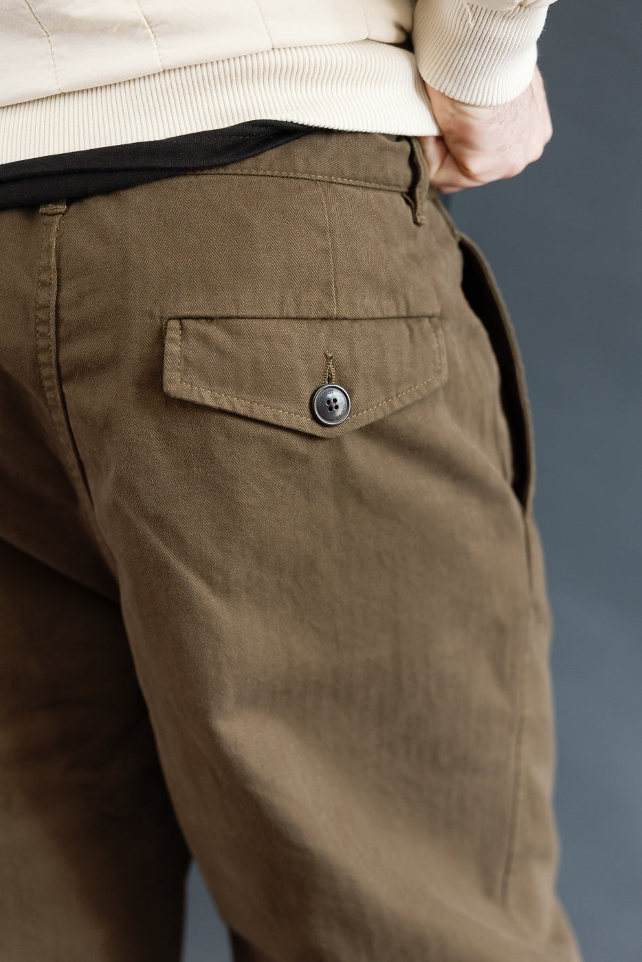 M-C-004 - Frisco Chino HBT - Java Brown