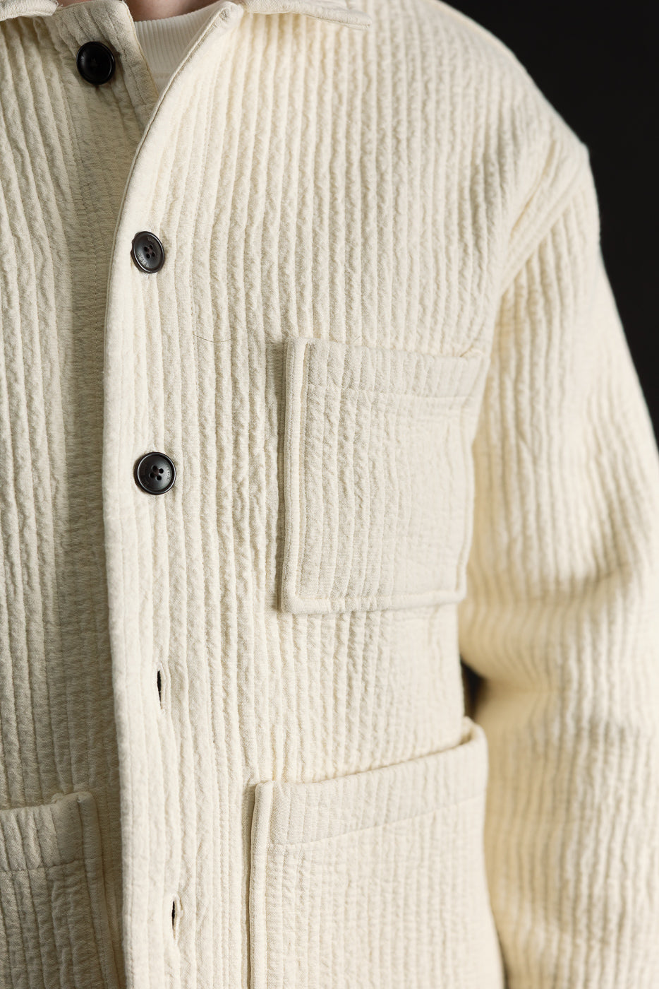 Close-up of male model 5'9