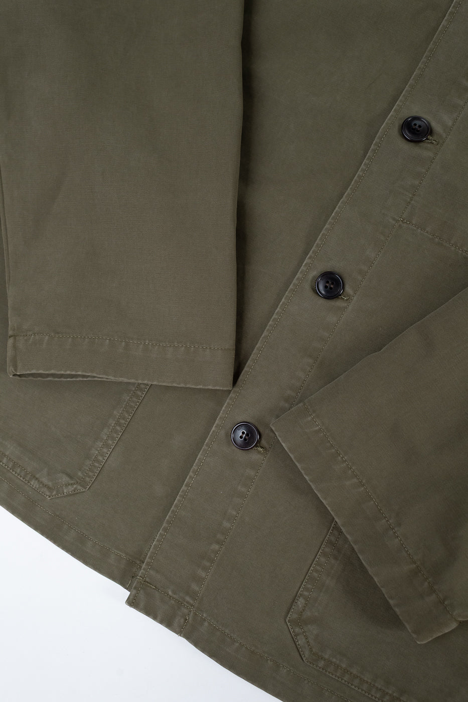 M-B-004 - Coach Jacket Nebraska Cotton - Fossil Green