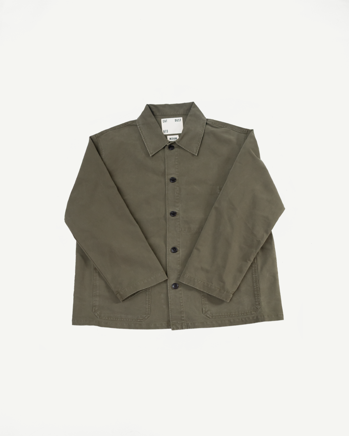 M-B-004 - Coach Jacket Nebraska Cotton - Fossil Green