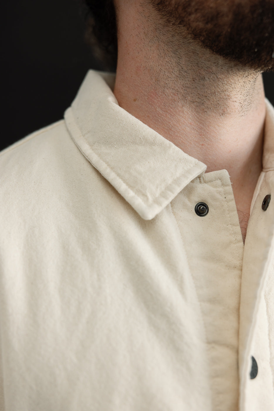 Close-up of a male model, 5'9
