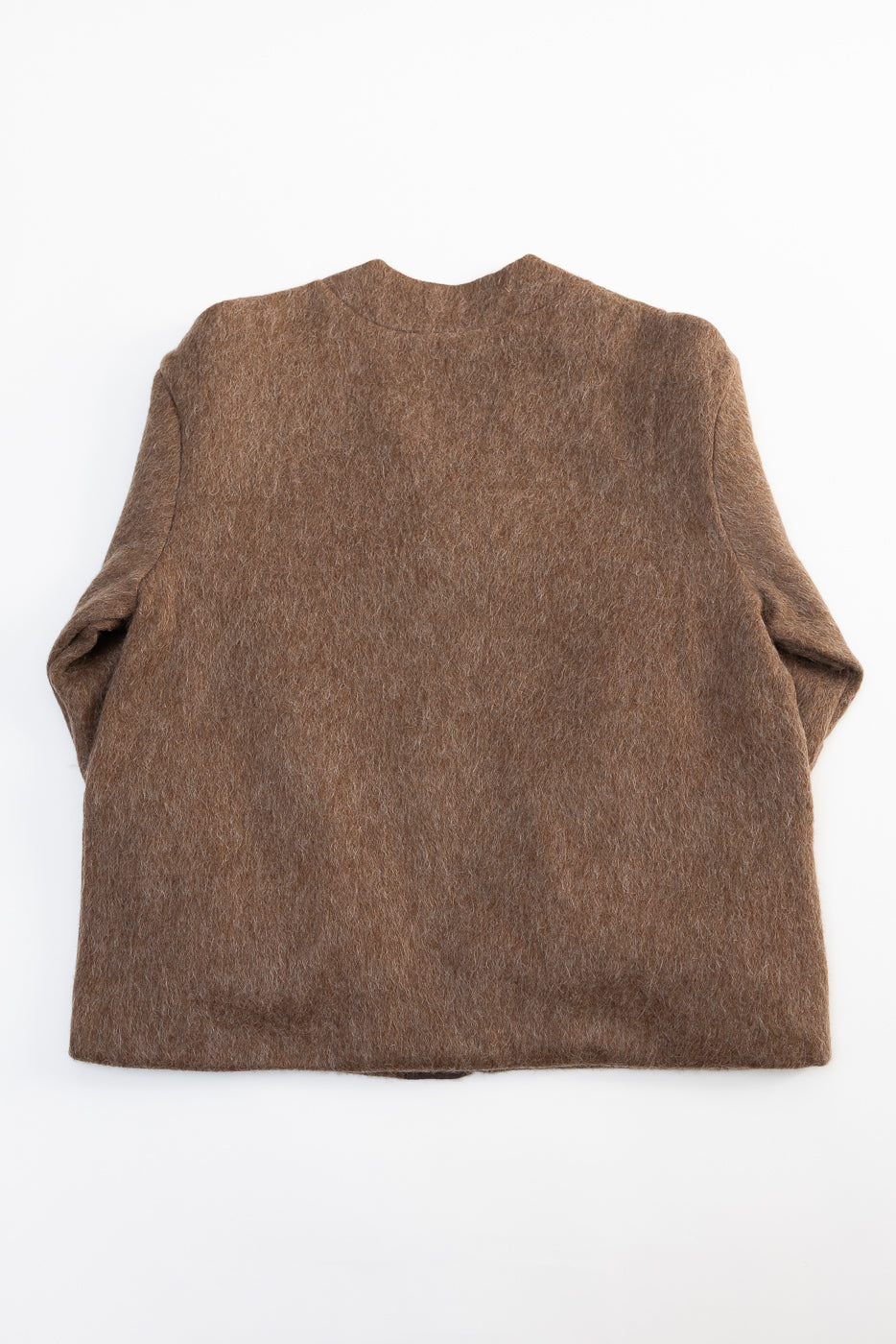 M-B-007 - Basic Cardigan Mohair Fleece - Java Brown | Dant