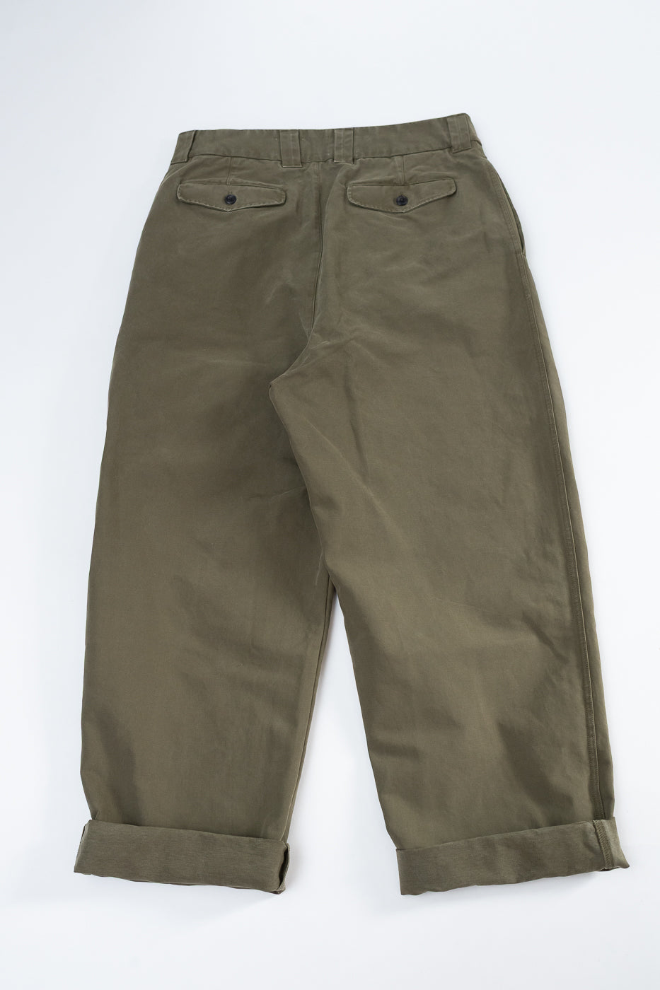M-C-003 - Officer Chino Nebraska Cotton - Fossil Green