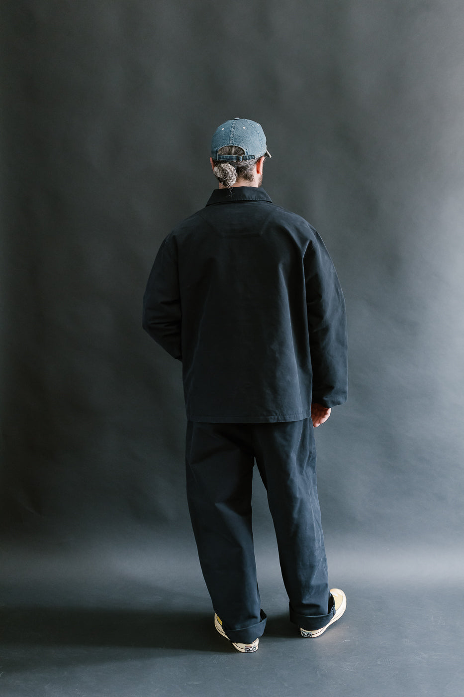 M-C-003 - Officer Chino Nebraska Cotton - Inkt Blue